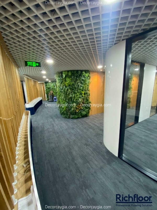 tường cây giả