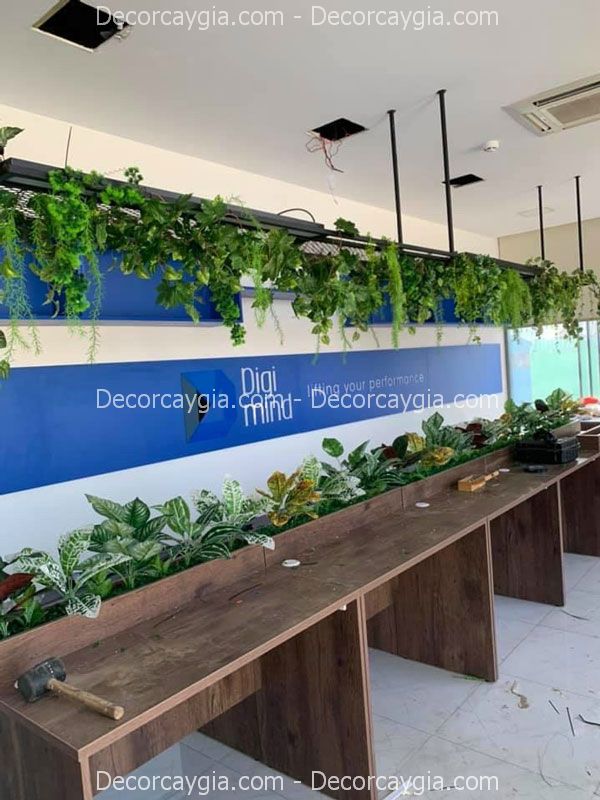 bục cây giả bục cây giả