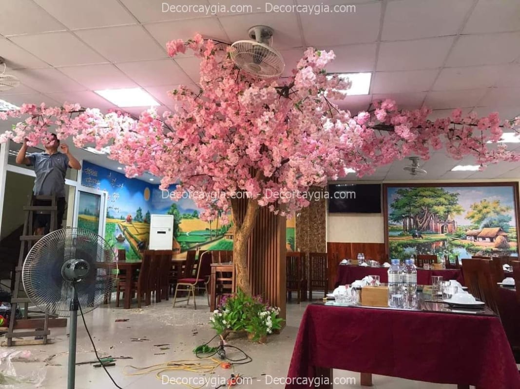 cây hoa anh đào giả