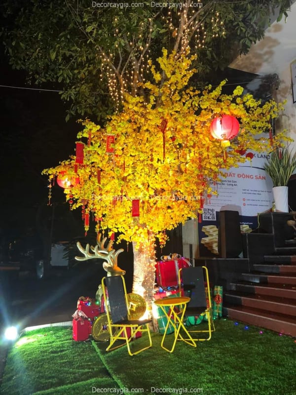 Cây mai giả cho nội thất