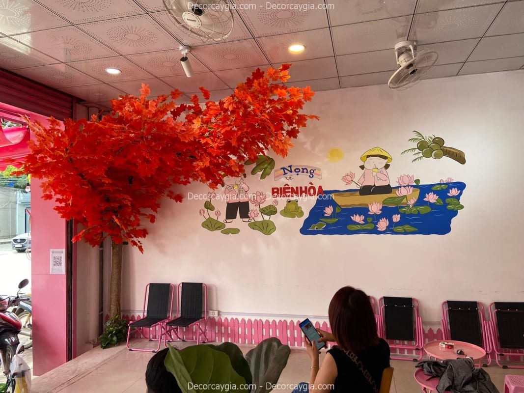 Cây phong lá đỏ giả Hà Nội