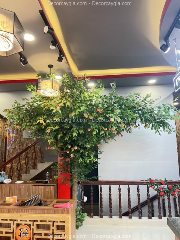 Cây quả giả trang trí nhà hàng