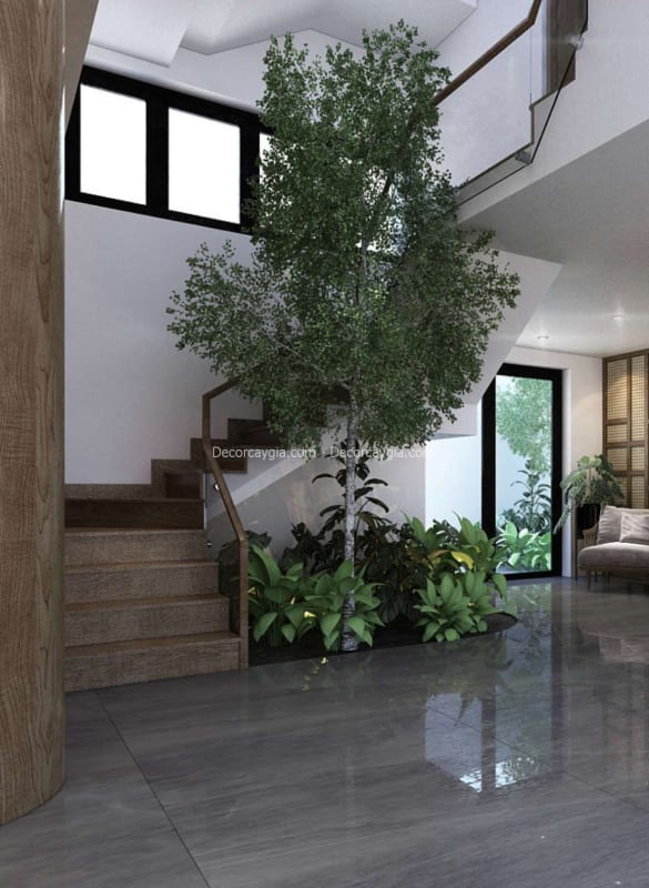 Cây Si Giả Trang Trí Cầu Thang Cây Si Giả Trang Trí Cầu Thang