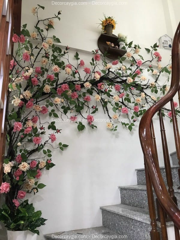 Dây hoa hồng leo giả Hà Nội