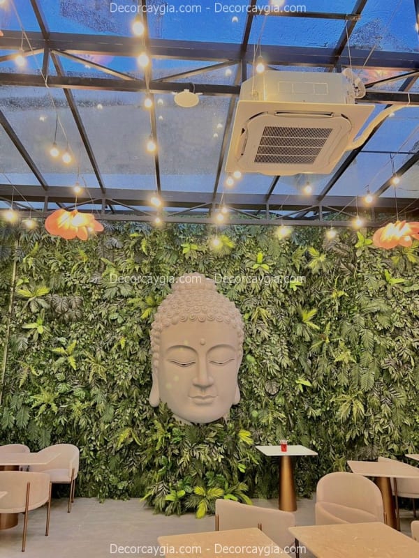 Mẫu tường cây giả