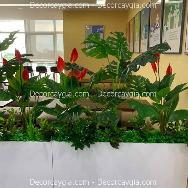 bục cây giả bục cây giả
