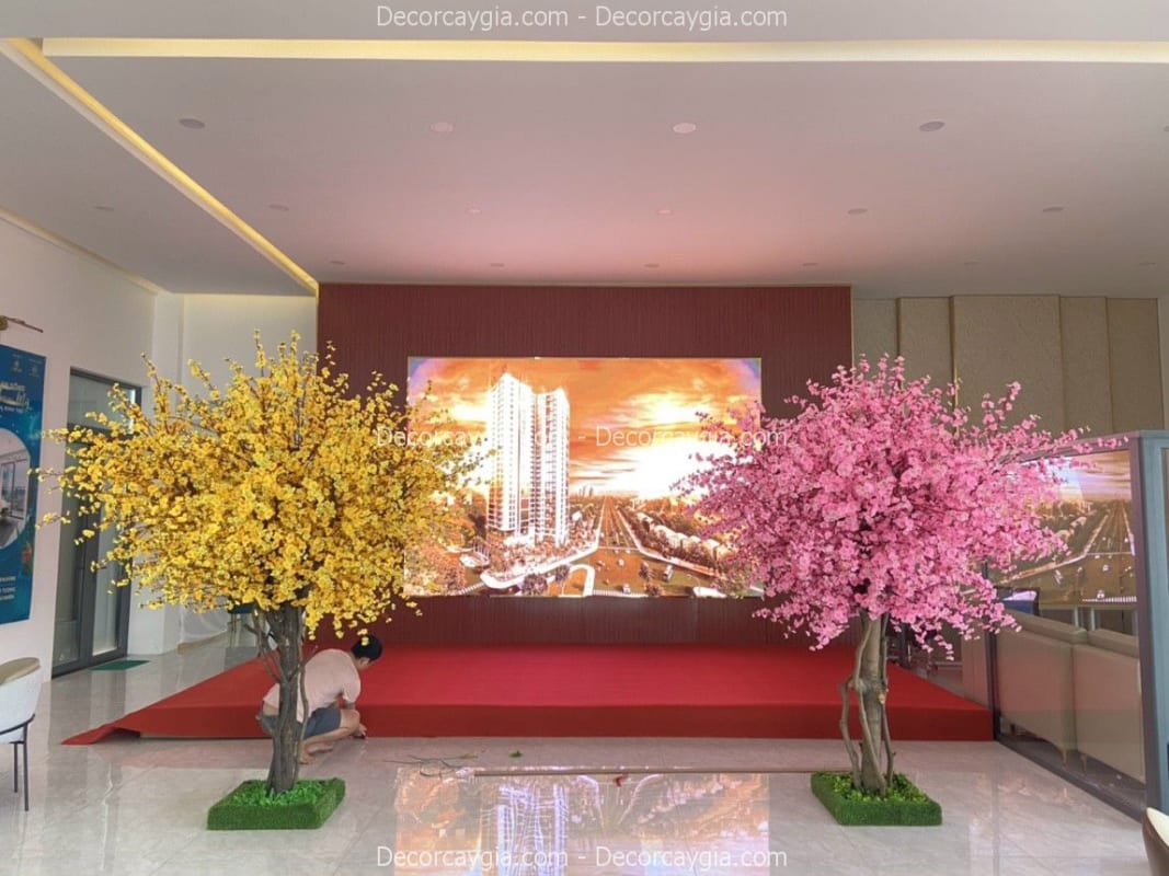 cây hoa anh đào giả