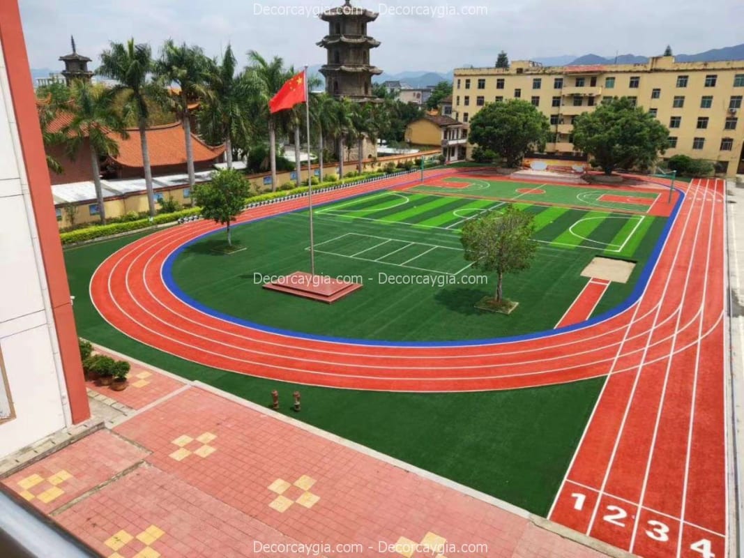 Thi công sân bỏng cỏ nhân tạo