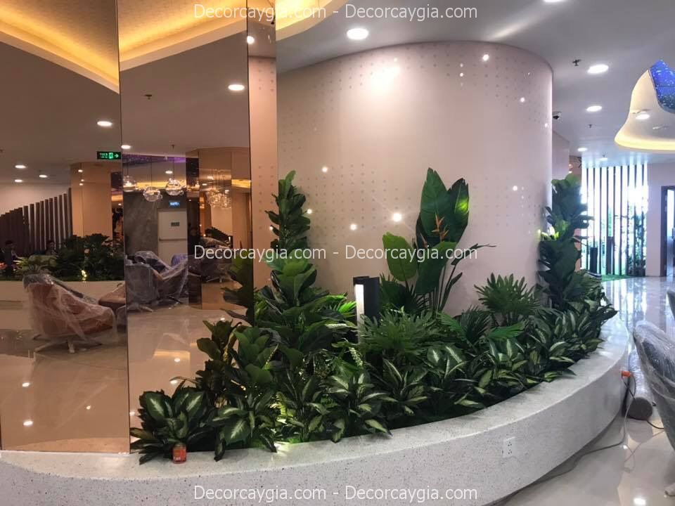 Tiểu cảnh cây giả Tiểu cảnh cây giả