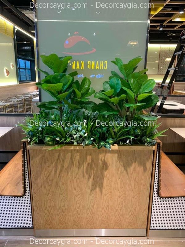 bục cây giả bục cây giả