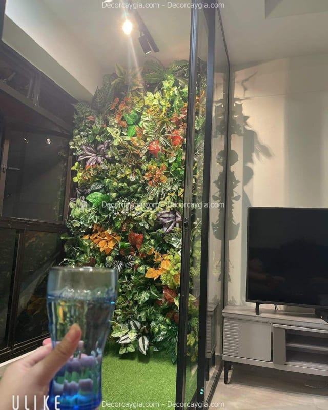 Tường cây giả quận 11 TPHCM