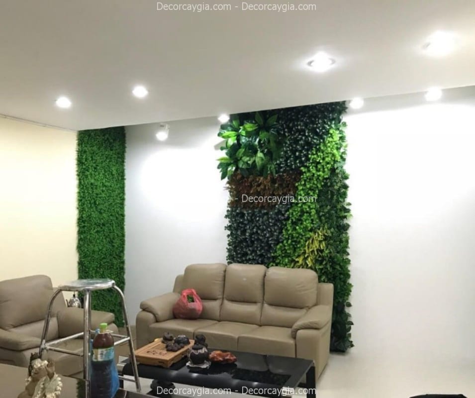 Tường cây giả quận 3 TPHCM