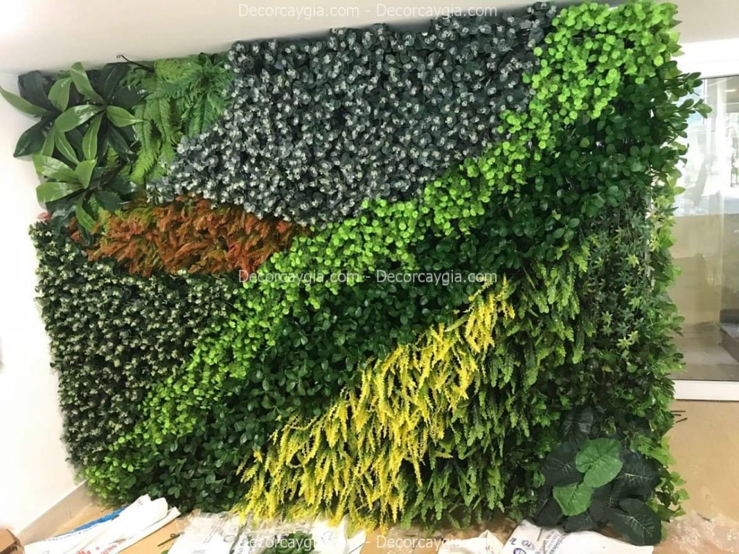 Tường cây giả quận 6 TPHCM