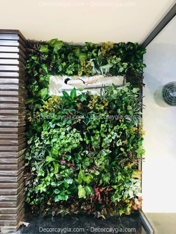 Tường cây giả quận 8 TPHCM