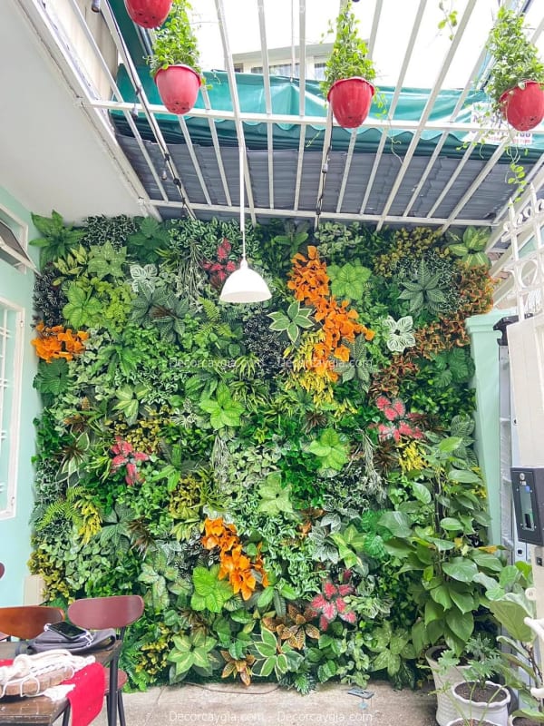 Tường cây giả tại Gia Lâm