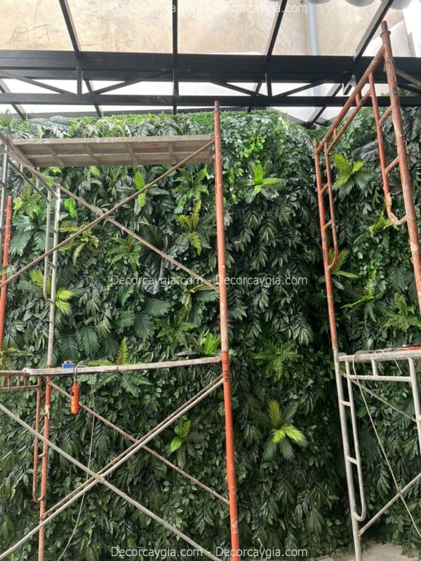 Tường cây giả trang trí giá rẻ